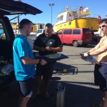 Gav, Paul and Matt finish off cleaning the internal hatches