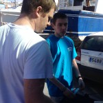 Oliver and Matt Inglesby getting through the job list