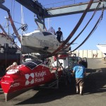 Atlantic Challenge 14 gets put in the water